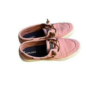 Sperry pink topsider/ boat shoe